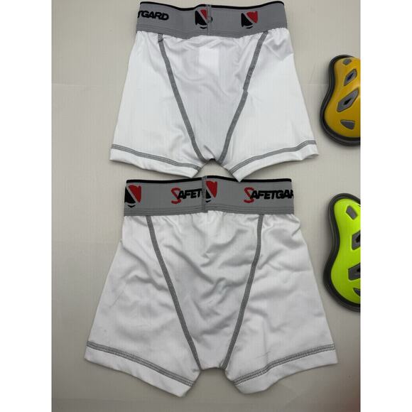 2pc Safetgard Boys Boxer Brief White/Grey w/ Cage Cup, Size SM Boys *READ desc.. - Picture 9 of 11